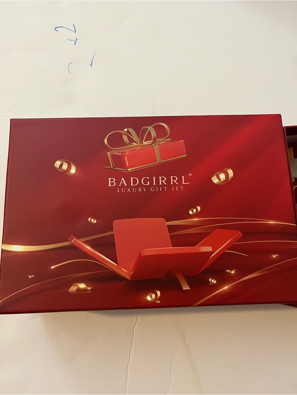 BADGIRRL Luxury Gift Set Box - Red & Gold